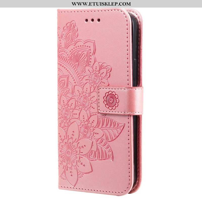 Etui Folio do Poco X4 Pro 5G z Łańcuch Paskowata Mandala